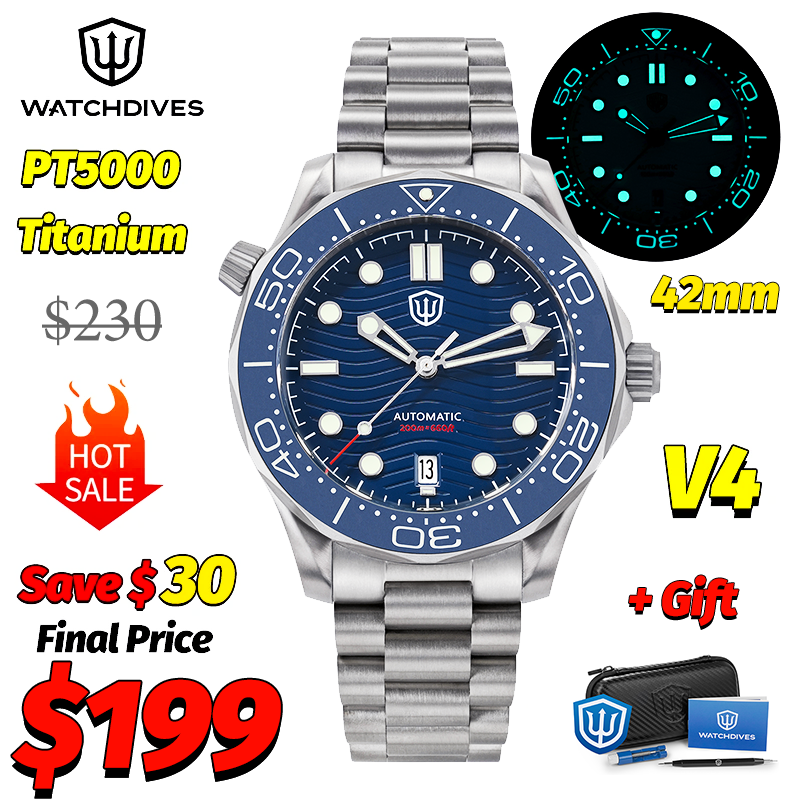 Luxury Watch For Men - Watchdives WD007 V4 007 NTTD Mechanical