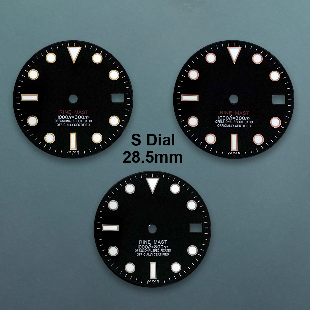 Cloisonne Enamel Dial - 28.5mm S Logo SUB Dive Dial