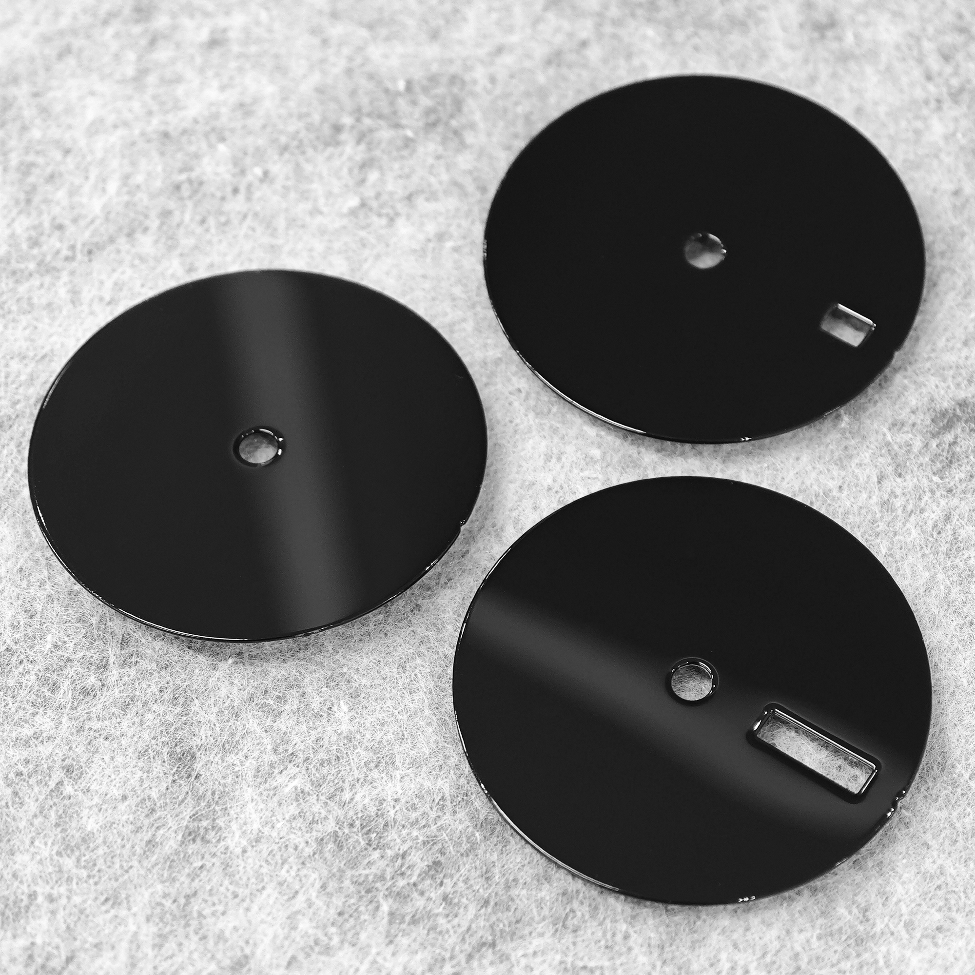 Cloisonne Enamel Dial - NH35 Dial Enamel/Matte Black and White