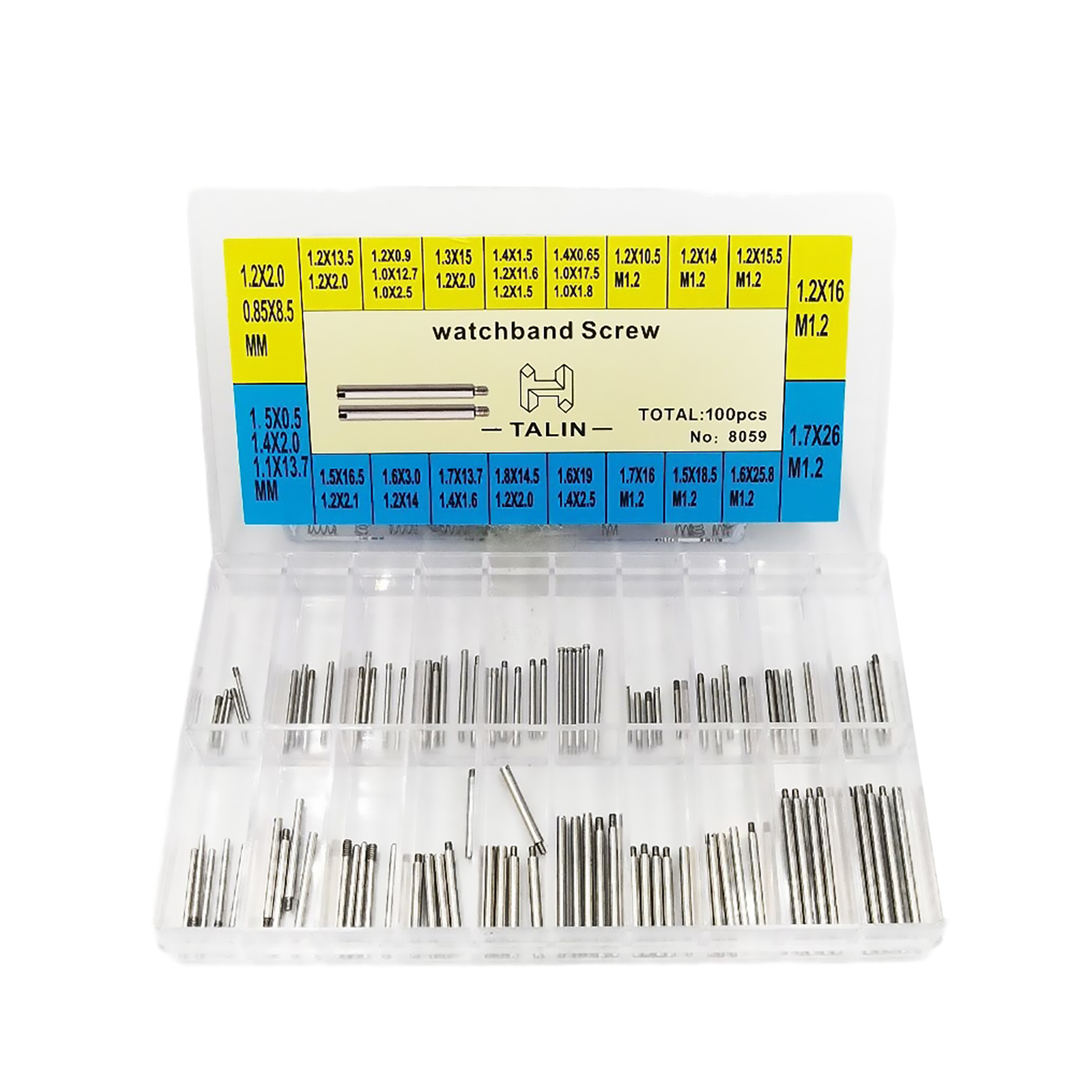 Luxury Watch Face - 100Pieces 20 Size Watch Screws Rod