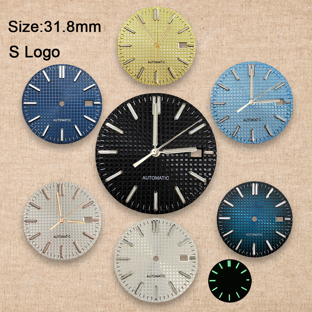 Luxury Watch Face - 31.8mm S Logo Oak Dial Fit