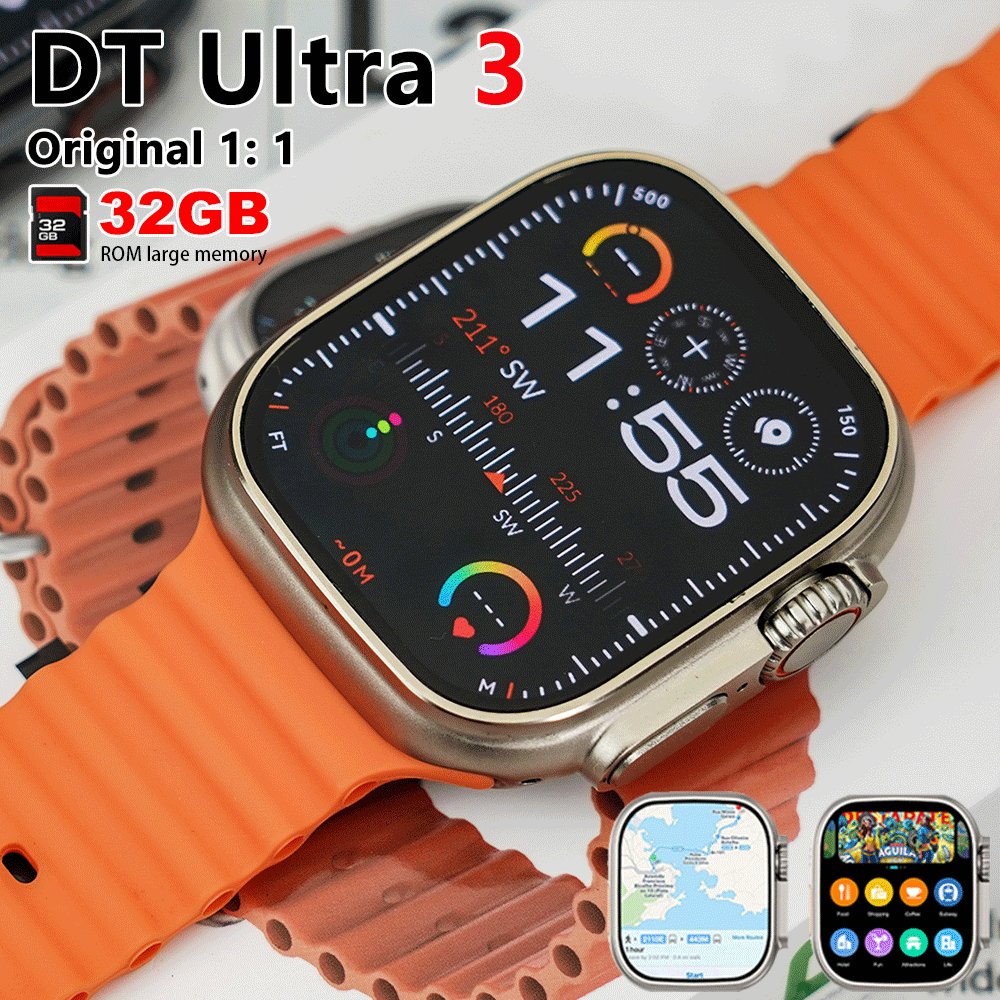 Gmt Dual Timezone Watch - 2026 New DT Ultra 3 Smart