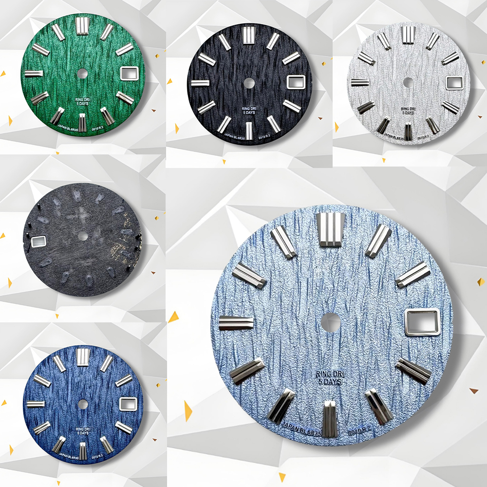 Luxury Watch Face - High Quality 28.5mm GS Logo Glacier