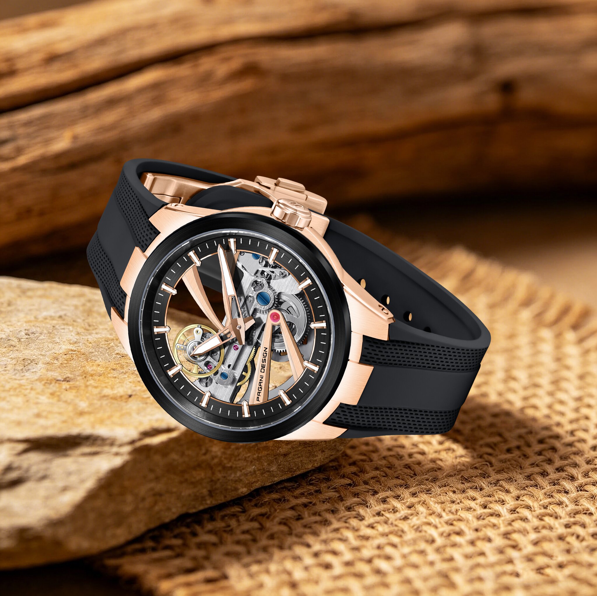 PAGANI DESIGN Extraordinary De - مراجعة Luxury Watch Gold And Black وسعره