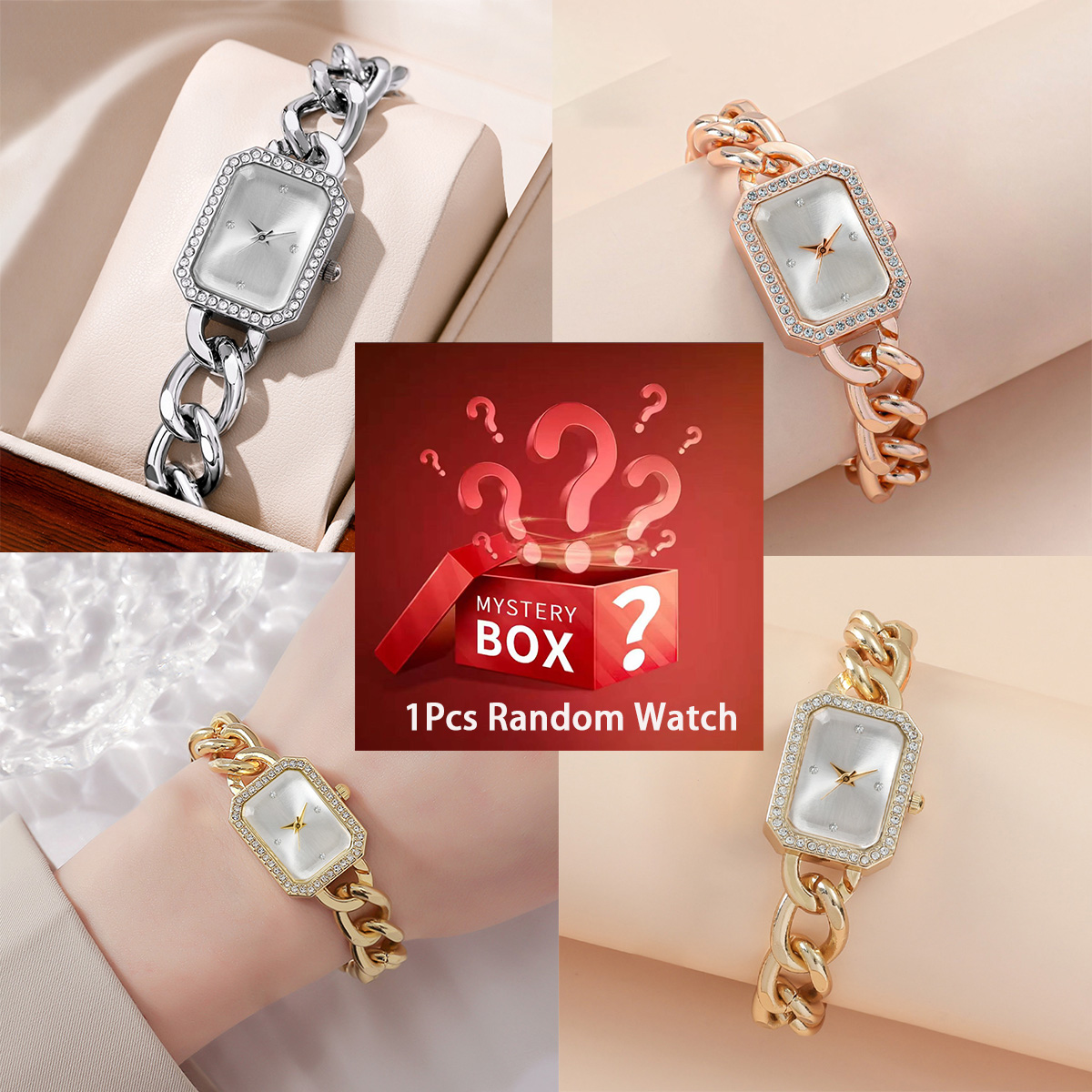 Mystery box contains 1randomco - مراجعة Luxury Watch Box وسعره