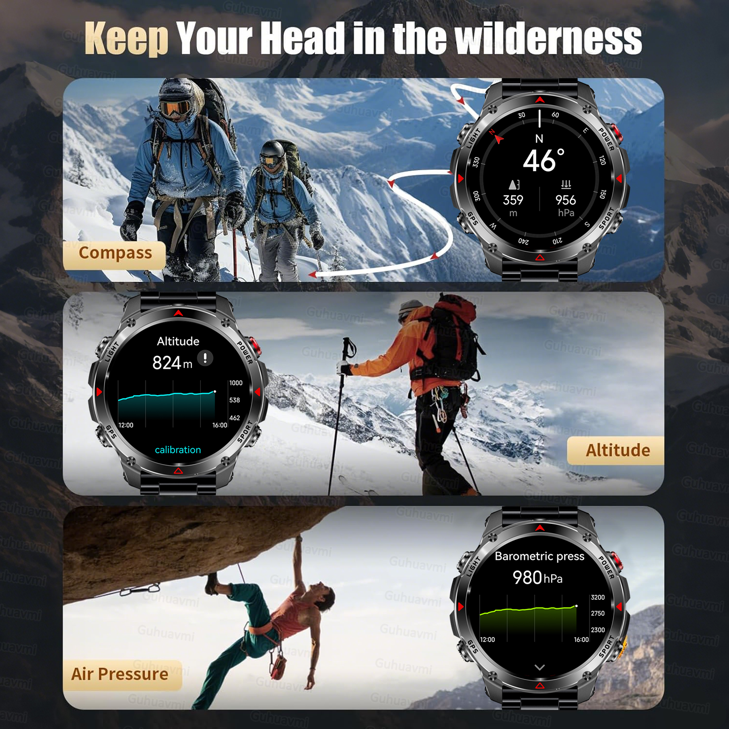 2026 New Precise GPS Smart Wat - مراجعة Gmt Dual Timezone Watch وسعره