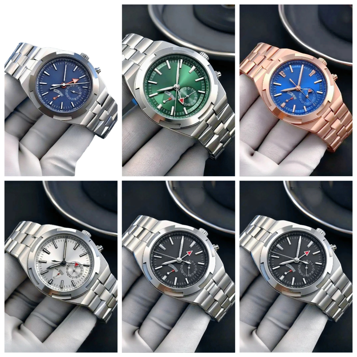 Customized Mens Automatic Mech - مراجعة Luxury Watch Gold And Black وسعره