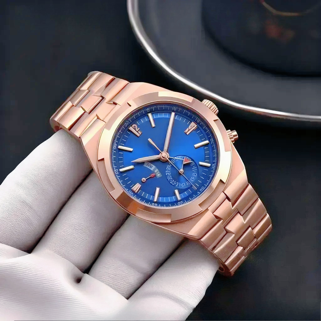 Customized Mens Automatic Mech - مراجعة Luxury Watch Gold And Black وسعره
