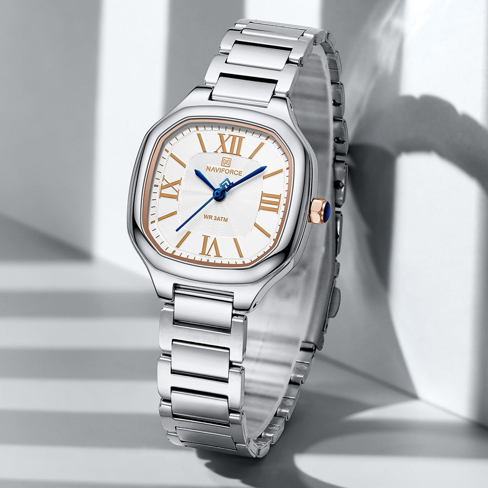 NAVIFORCE Luxury Women's Watch - مراجعة Luxury Watch Square وسعره