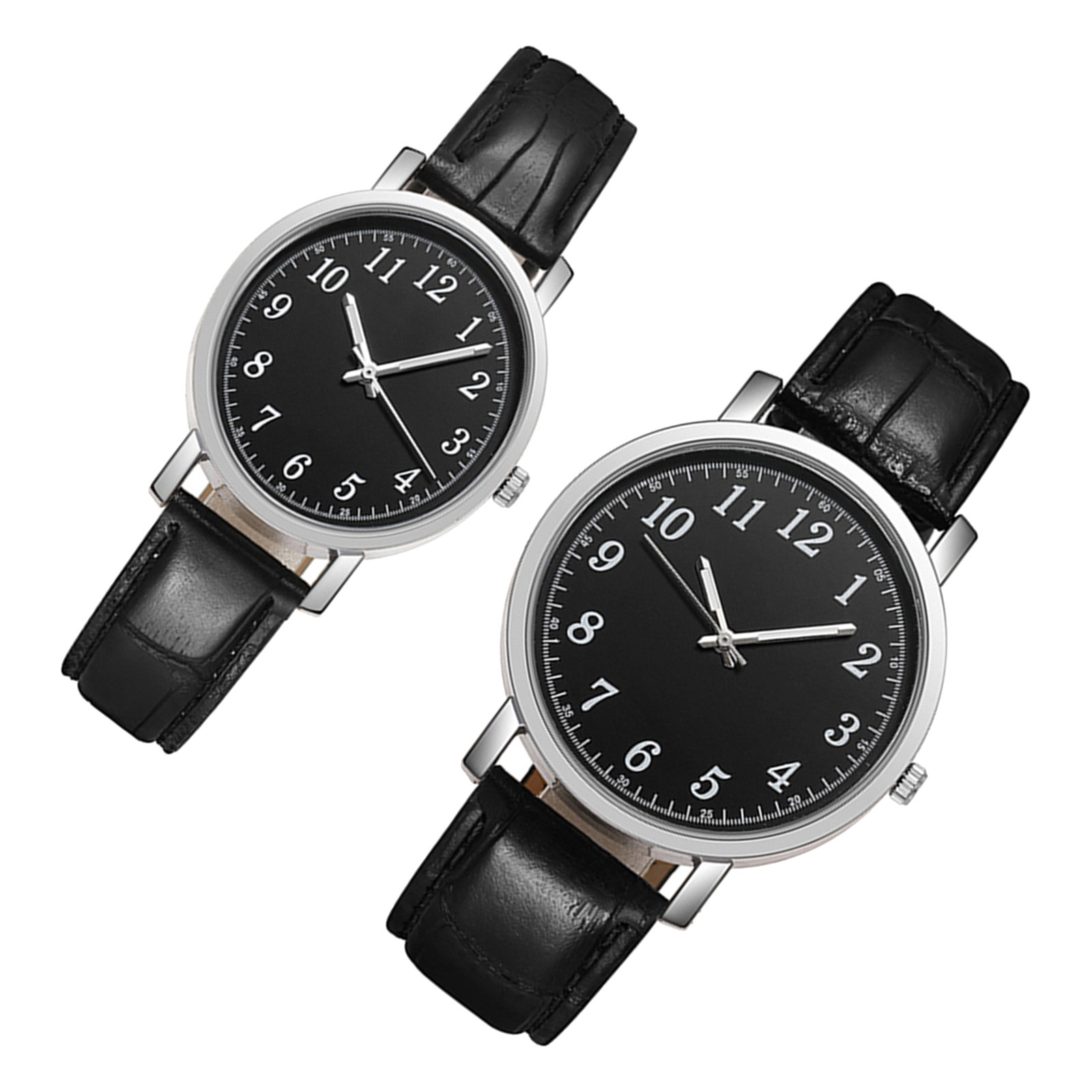 2Pcs Couple Wrist Watches Clas - مراجعة Luxury Watch Gold And Black وسعره