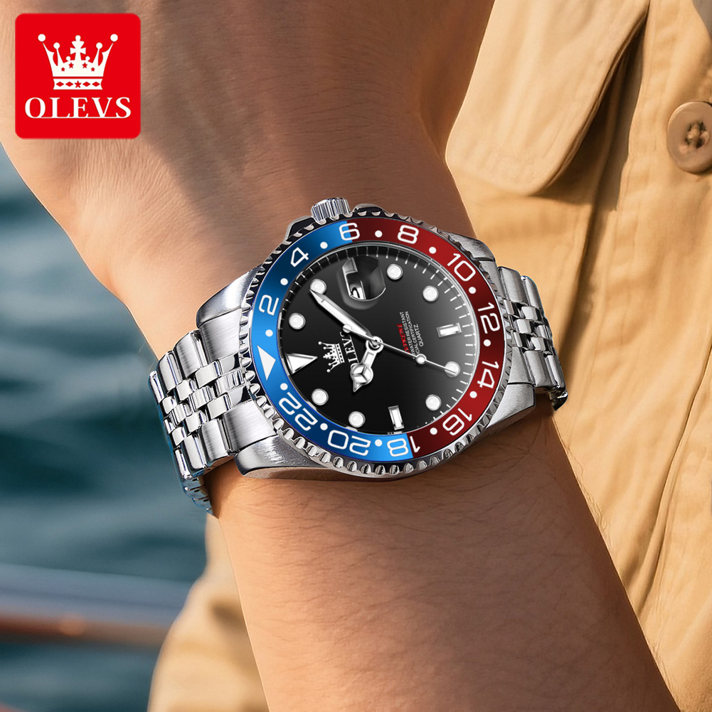 OLEVS 5657 Original Brand Men' - مراجعة Luxury Watch For Men وسعره