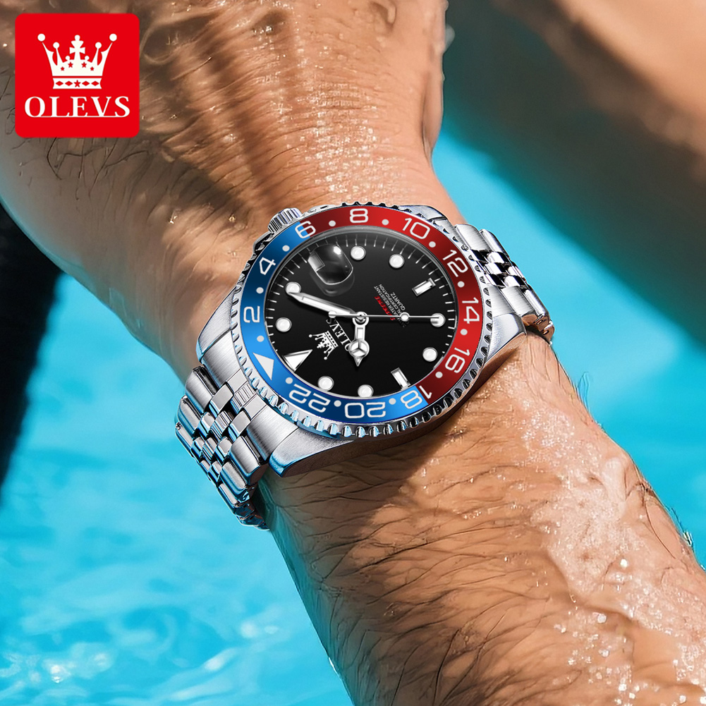 OLEVS 5657 Original Brand Men' - مراجعة Luxury Watch For Men وسعره