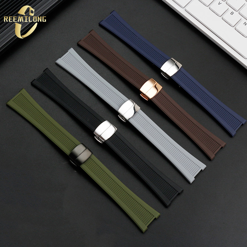 Silicone rubber watch strap 25 - مراجعة Luxury Watch Patek Philippe وسعره
