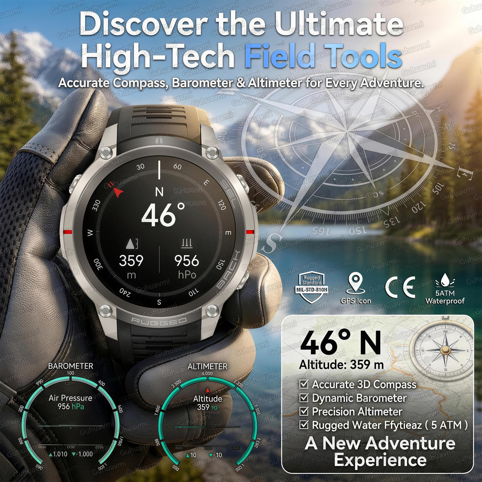 2026 New TANK Ultra GPS Smart  - مراجعة Gmt Dual Timezone Watch وسعره