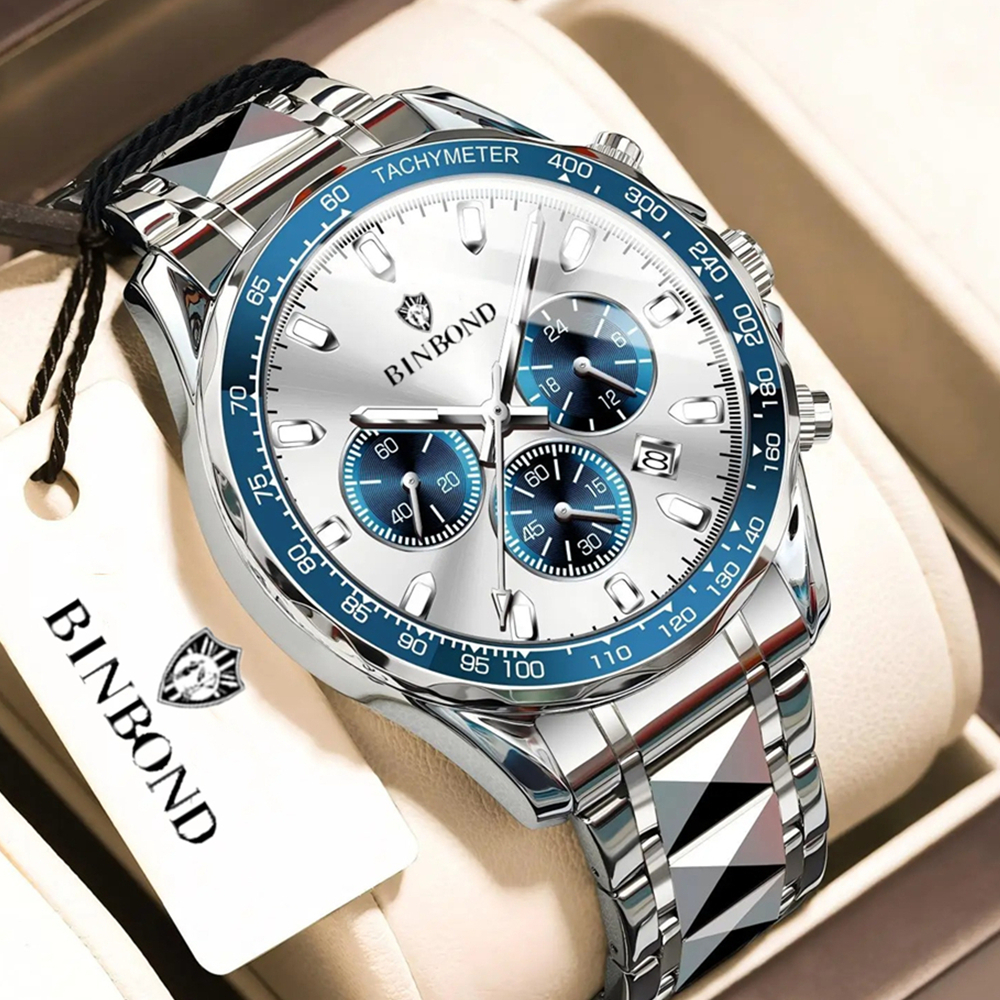 Sports New Men Chornograph Wat - مراجعة Luxury Watch Name وسعره