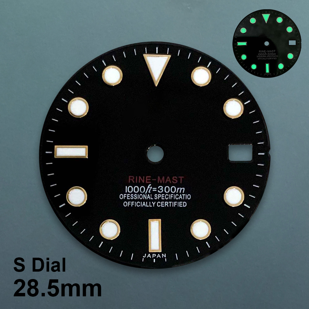 28.5mm S Logo SUB Dive Dial Fi - مراجعة Cloisonne Enamel Dial وسعره