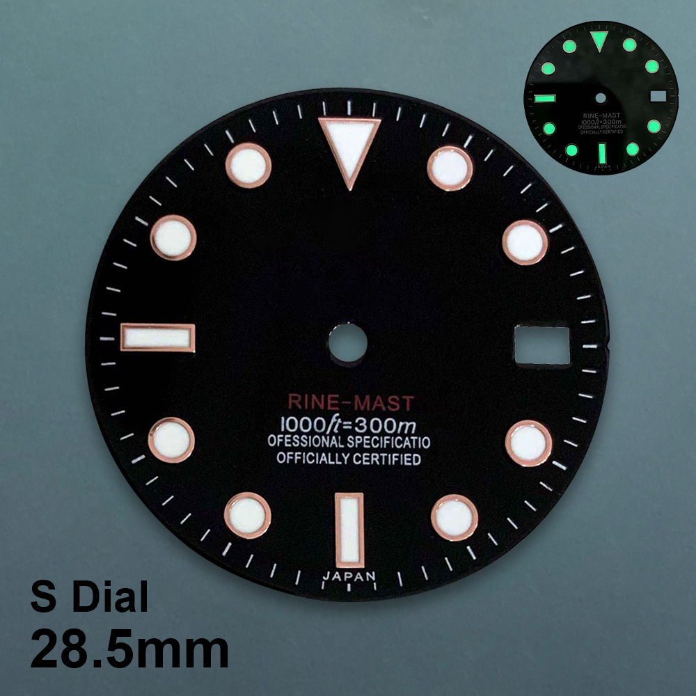 28.5mm S Logo SUB Dive Dial Fi - مراجعة Cloisonne Enamel Dial وسعره