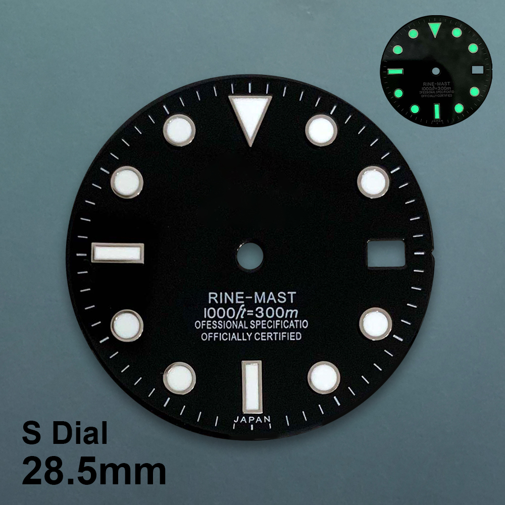 28.5mm S Logo SUB Dive Dial Fi - مراجعة Cloisonne Enamel Dial وسعره
