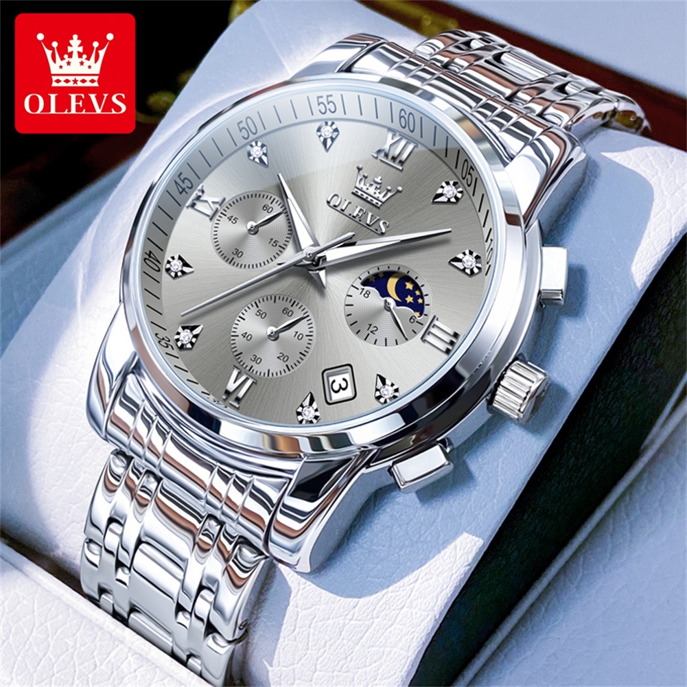 OLEVS 2858 Quartz Watch for Me - مراجعة Luxury Watch For Men وسعره