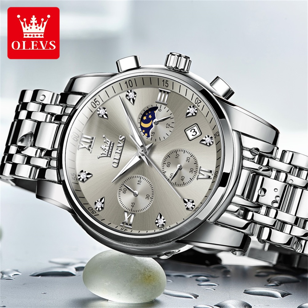 OLEVS 2858 Quartz Watch for Me - مراجعة Luxury Watch For Men وسعره