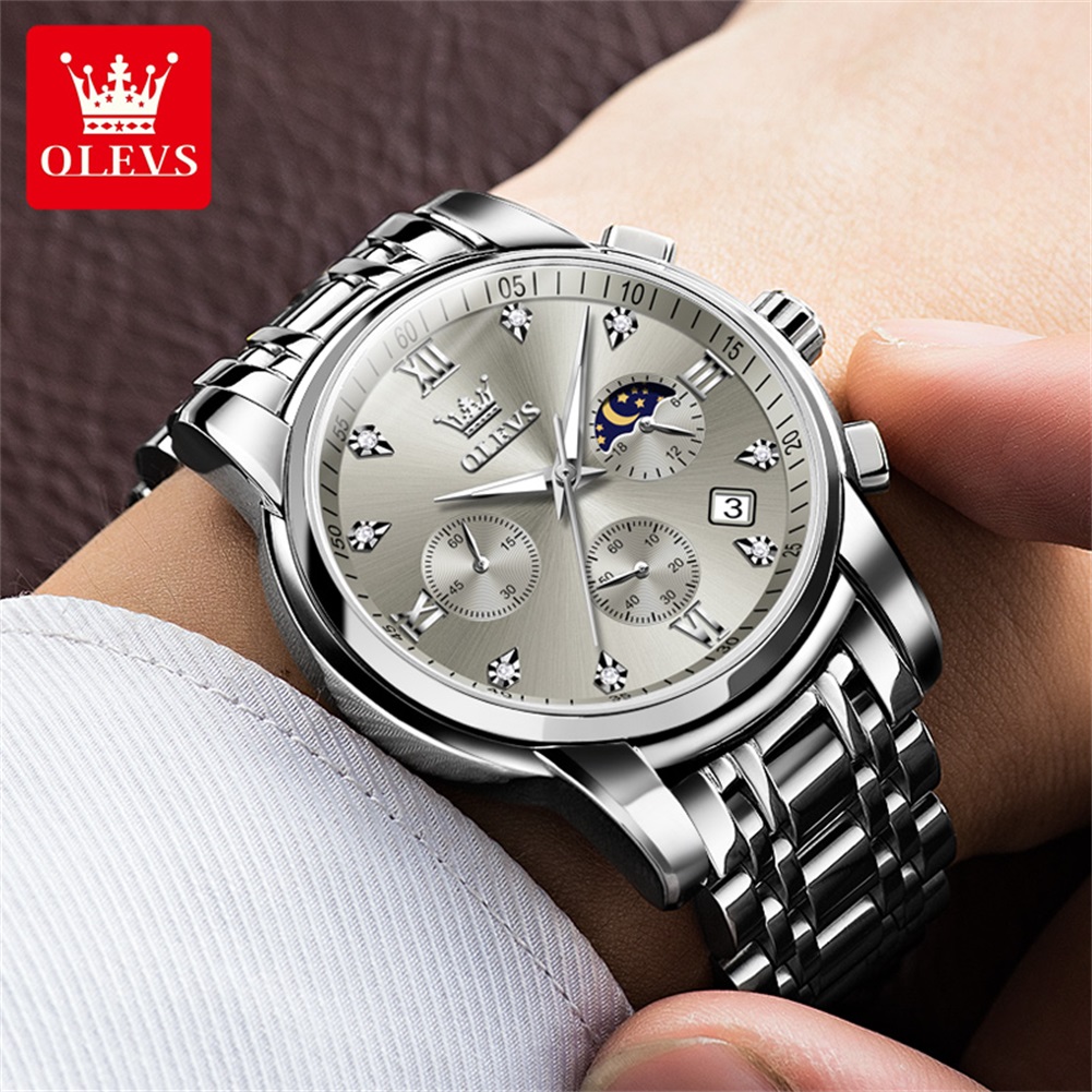 OLEVS 2858 Quartz Watch for Me - مراجعة Luxury Watch For Men وسعره