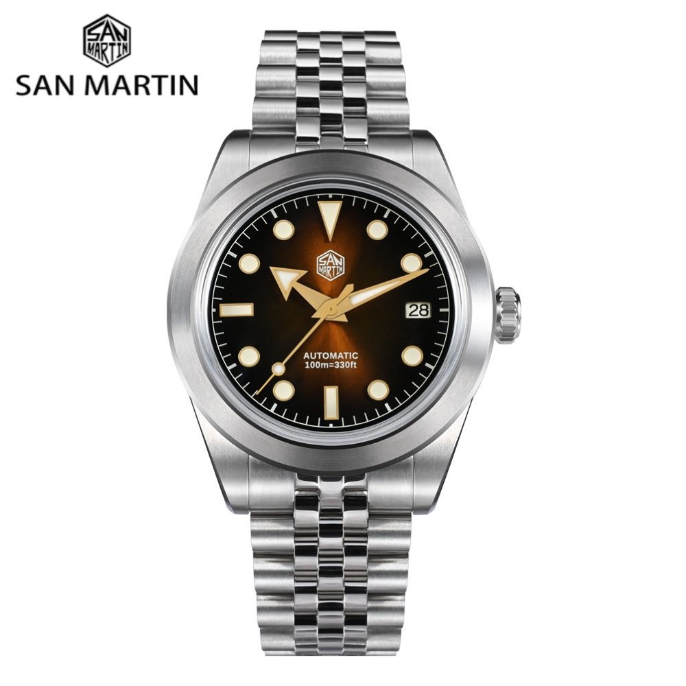 San Martin 39mm Sunray Enamel  - مراجعة Cloisonne Enamel Dial وسعره