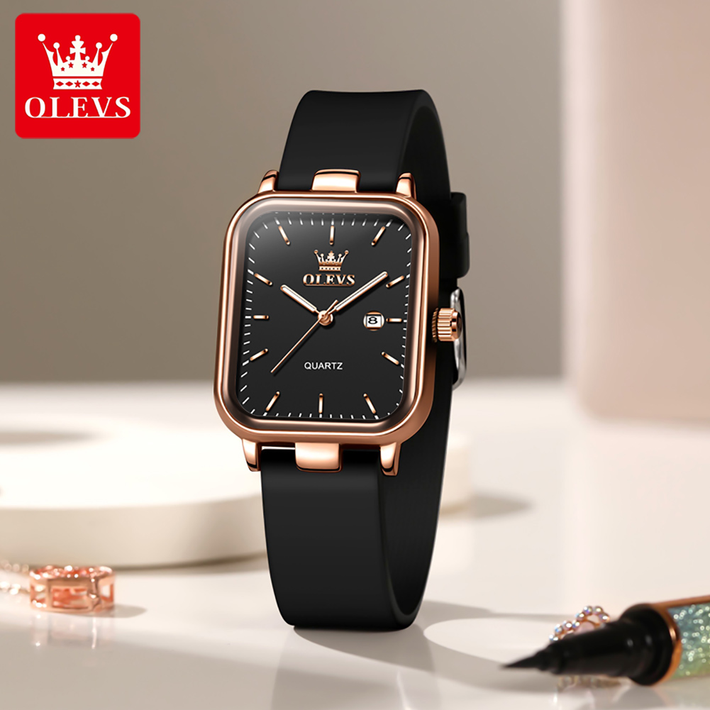 OLEVS Luxury Watch For Woman R - مراجعة Luxury Watch Square وسعره