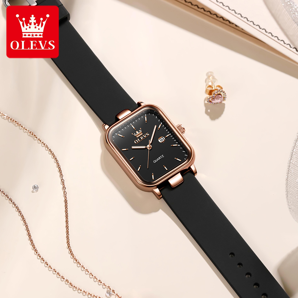OLEVS Luxury Watch For Woman R - مراجعة Luxury Watch Square وسعره