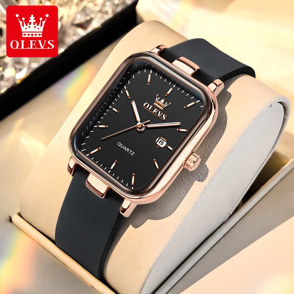 OLEVS Luxury Watch For Woman R - مراجعة Luxury Watch Square وسعره