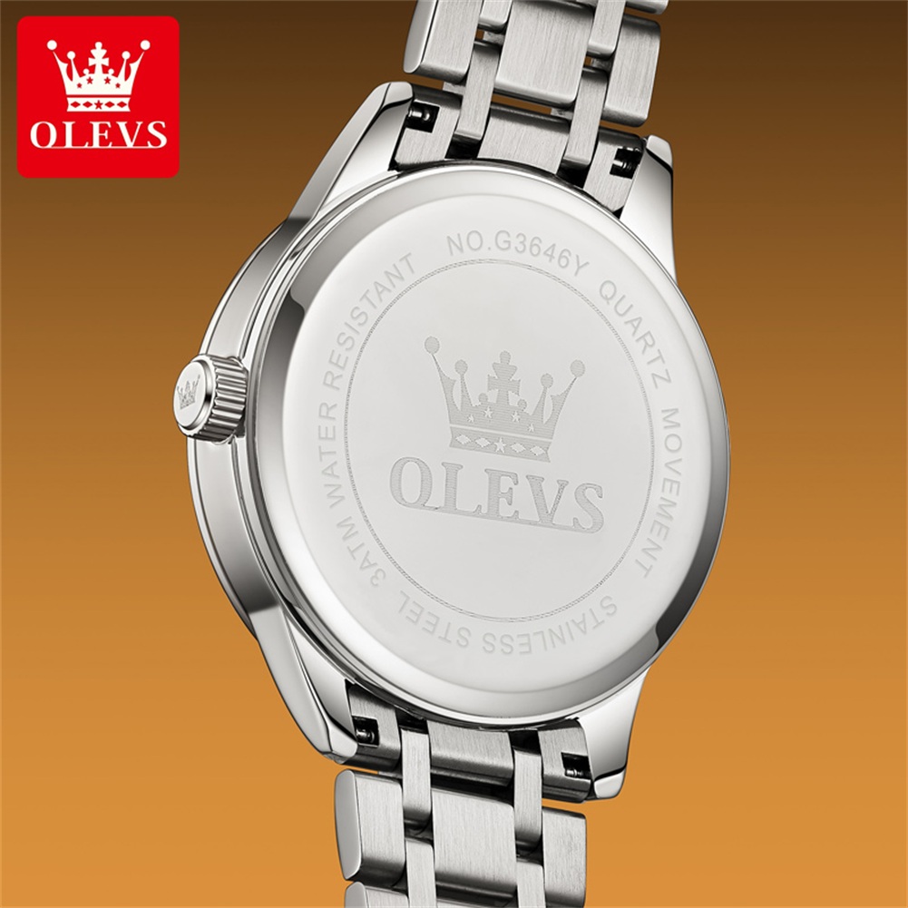 OLEVS Moon Phase men's watches - مراجعة Luxury Watch For Men وسعره