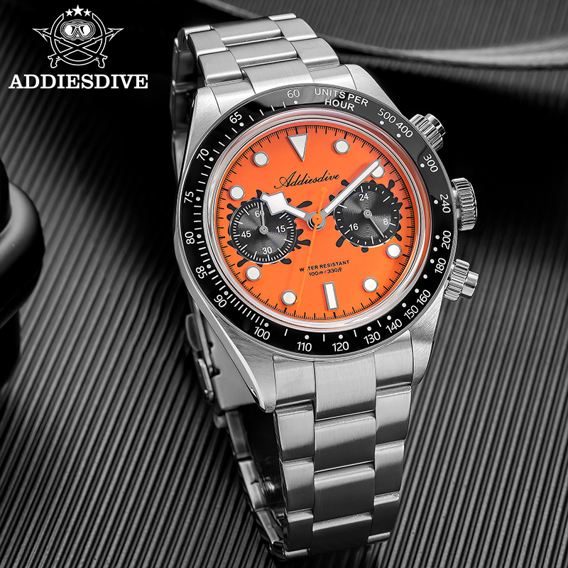 ADDIESDIVE New Quartz Chronogr - مراجعة Zero Luxury Watch وسعره