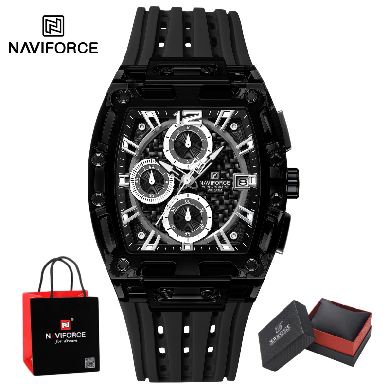 NAVIFORCE Man's Watch 5ATM Wat - مراجعة Luxury Watch Box وسعره