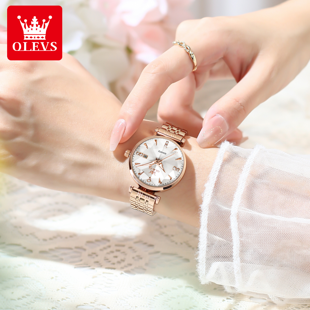 OLEVS brand beautiful women's  - مراجعة Luxury Watch وسعره