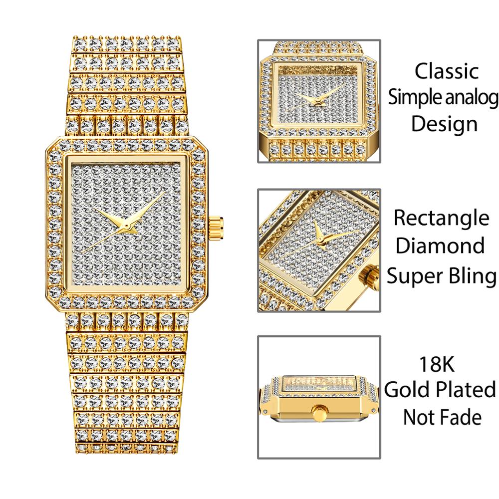 MISSFOX Diamond Watch For Wome - مراجعة Luxury Watch Square وسعره