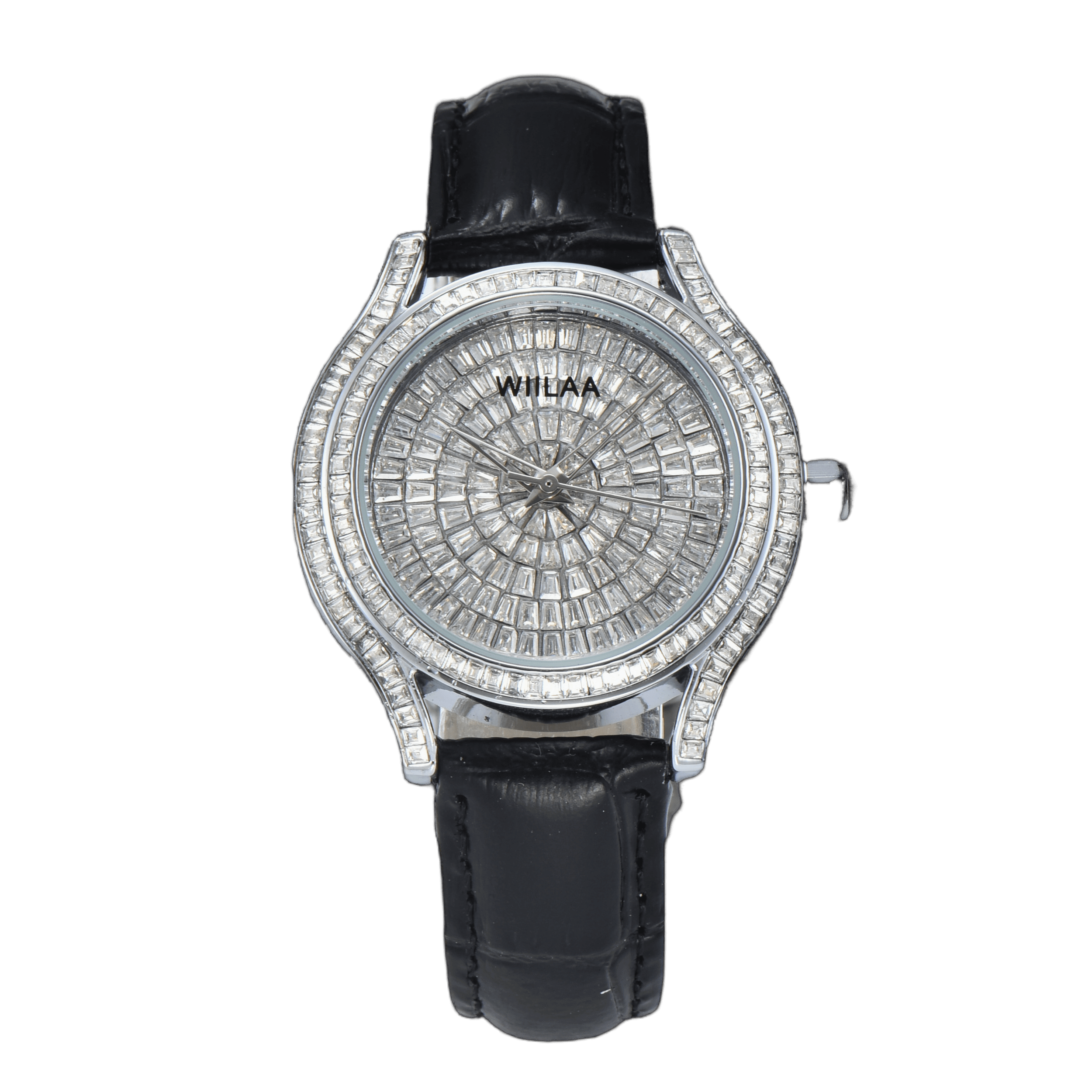 WIILAA Luxury Women's Crystal  - مراجعة Luxury Watch With Leather Strap وسعره