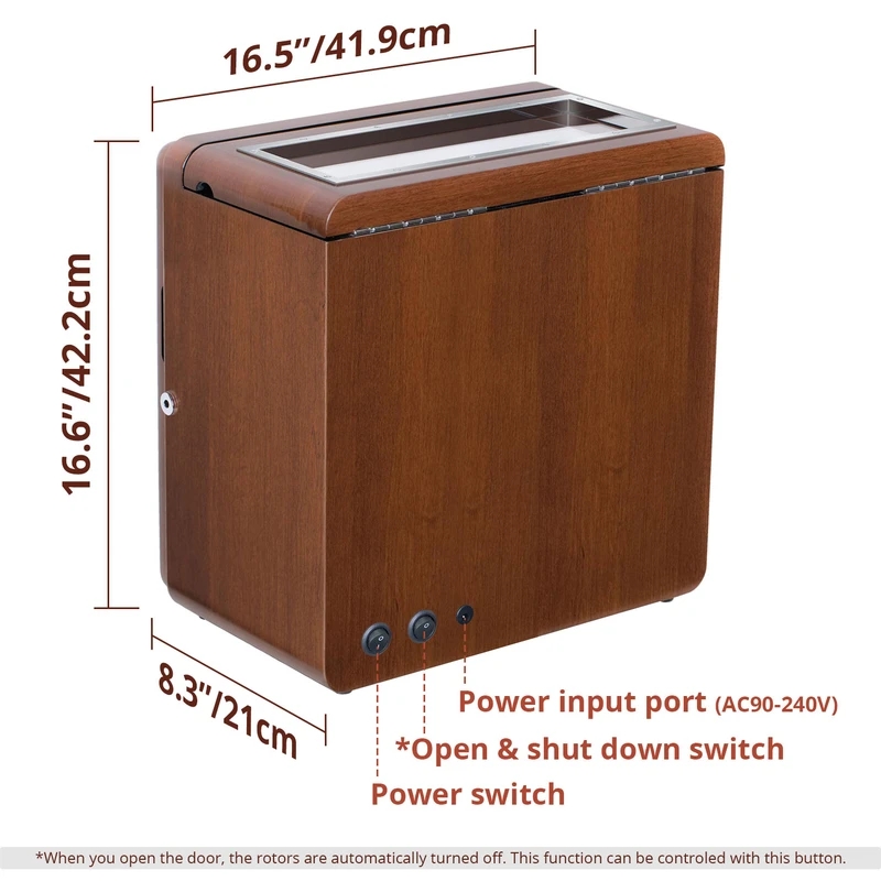Watch Winder Safe Box Cabinet  - مراجعة Luxury Watch Box وسعره