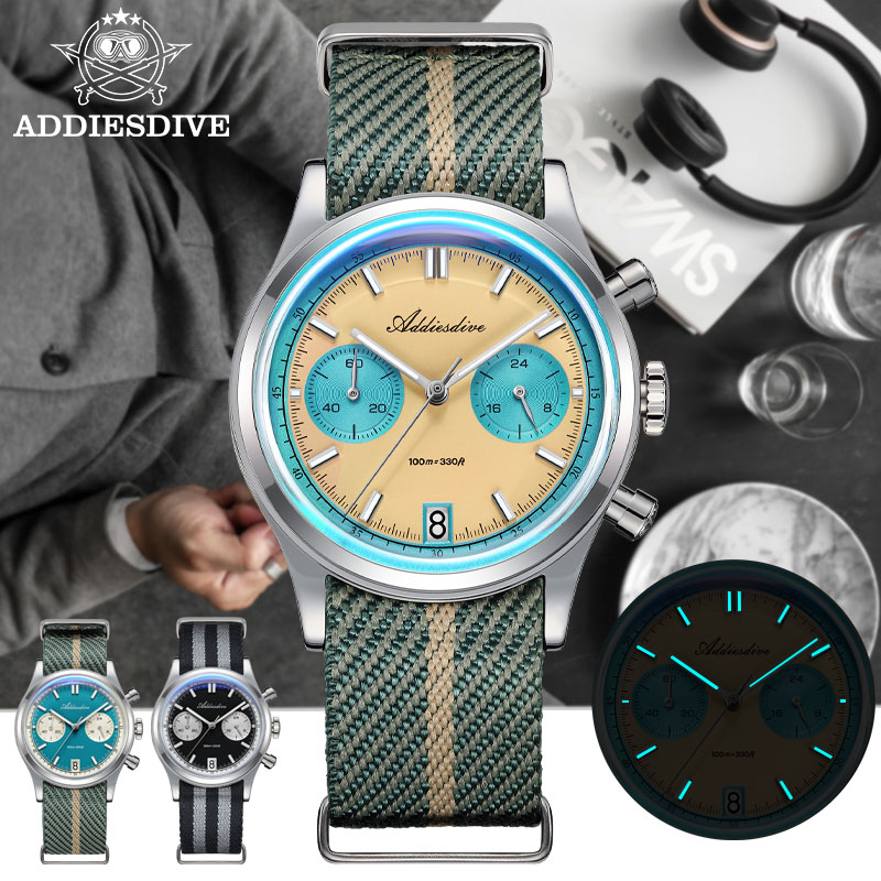 ADDIESDIVE Luxury Men Watch Do - مراجعة Zero Luxury Watch وسعره