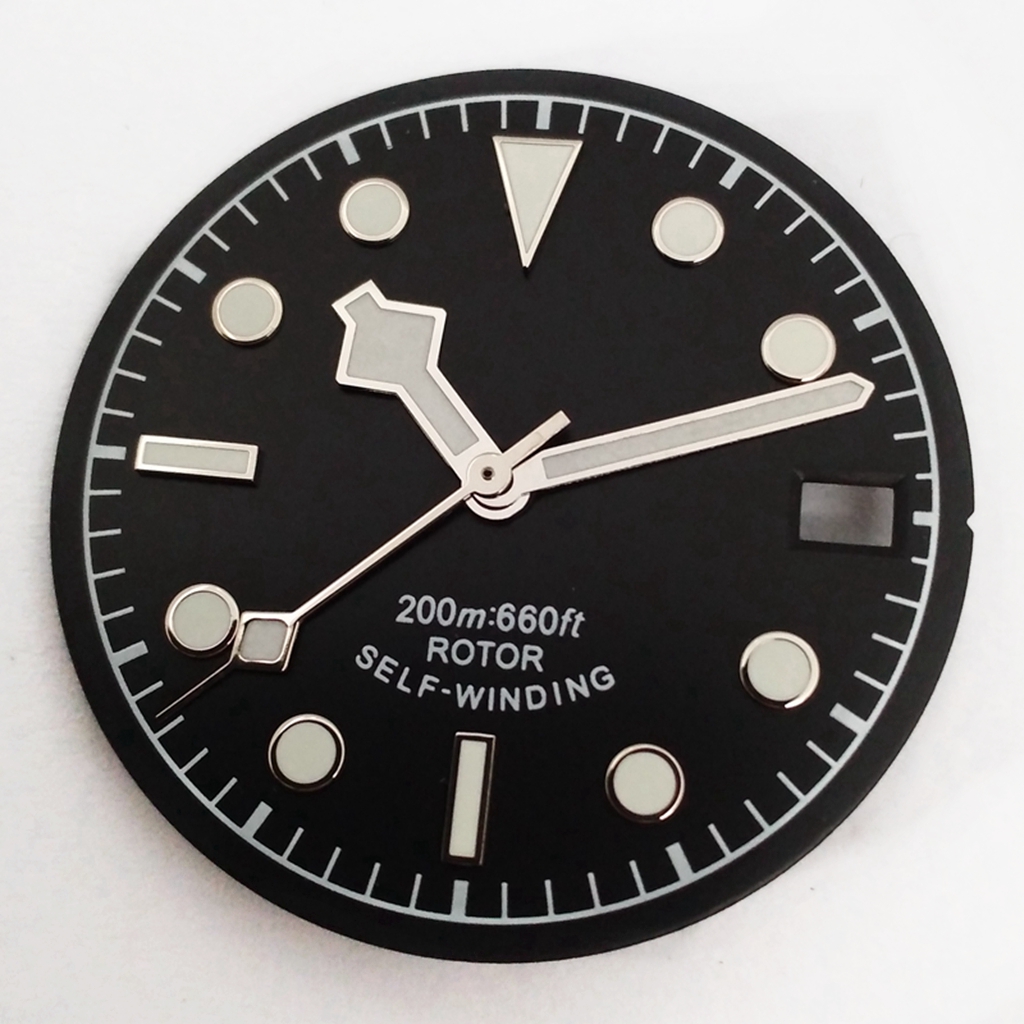 28.5mm Green Luminous Watch Di - مراجعة Luxury Watch Face وسعره