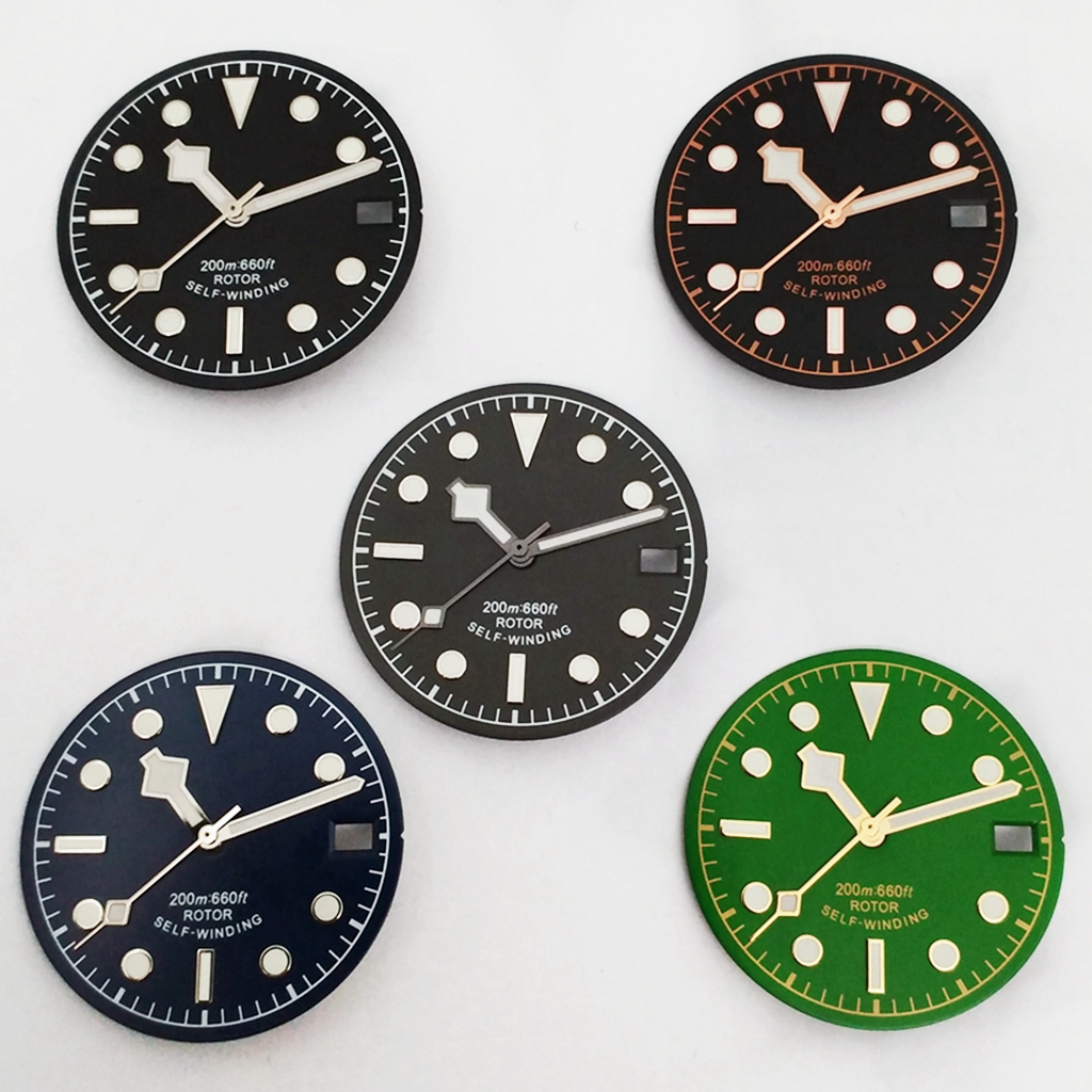 28.5mm Green Luminous Watch Di - مراجعة Luxury Watch Face وسعره