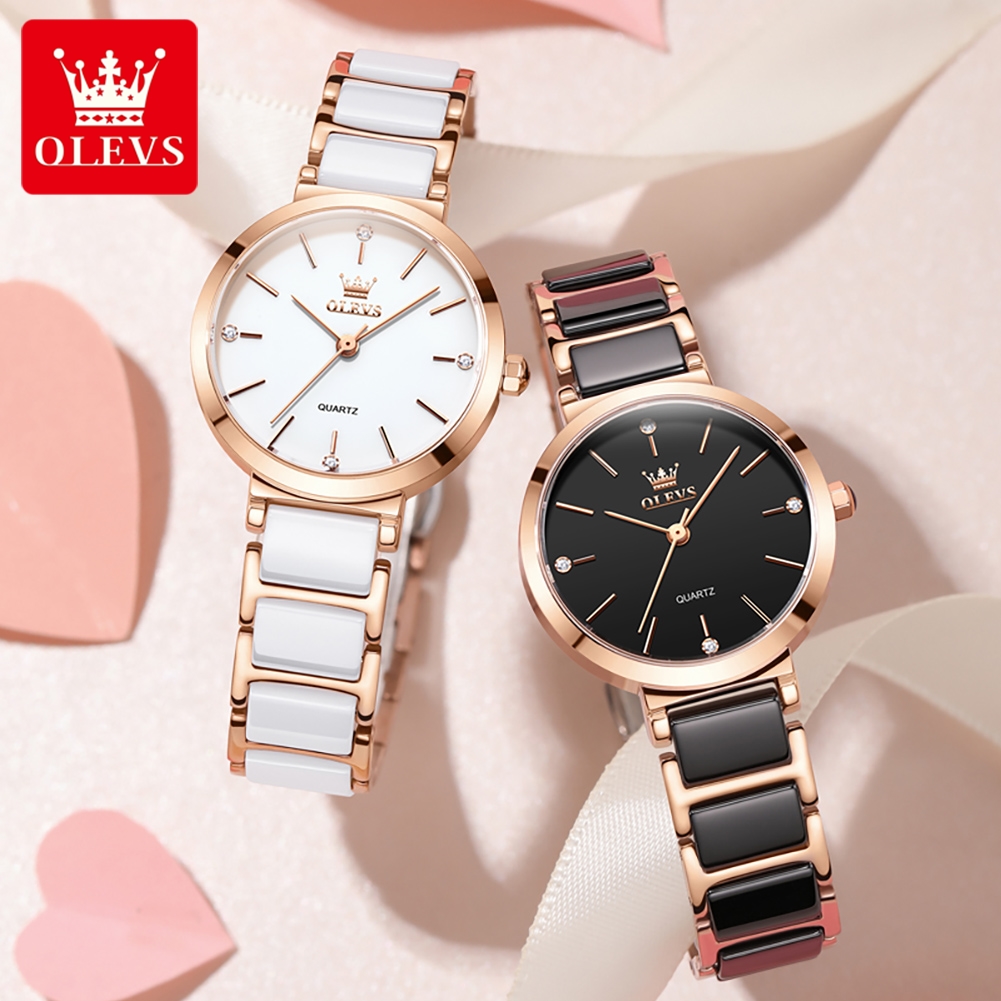 OLEVS Women Watch 5877 Luxury  - مراجعة Luxury Watch Box وسعره