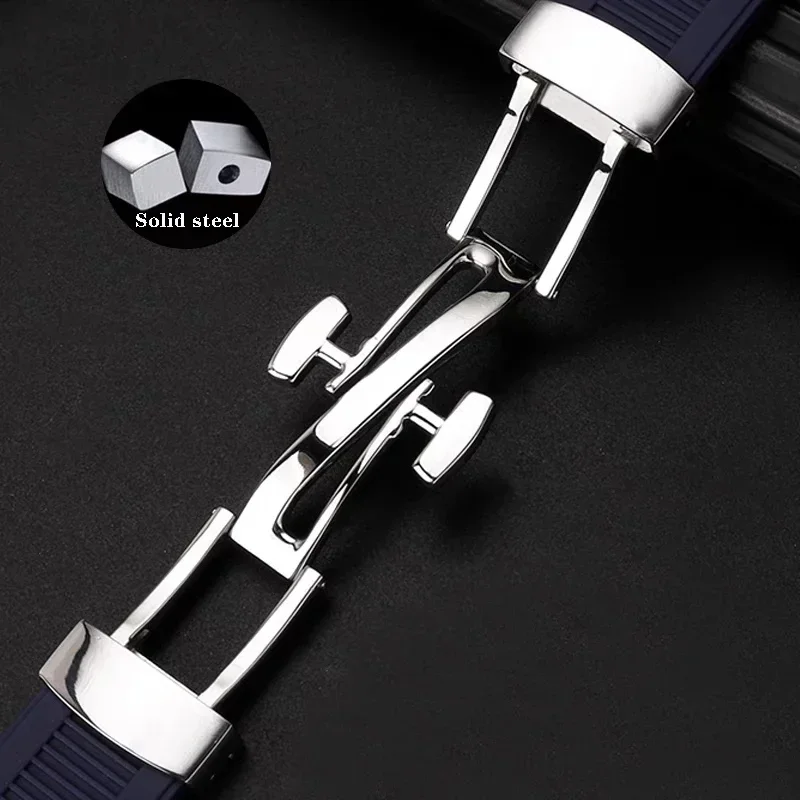 Silicone rubber watch strap 25 - مراجعة Luxury Watch Patek Philippe وسعره