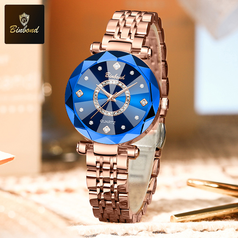 BINBOND Fashion Women's Quartz - مراجعة Luxury Watch Face وسعره