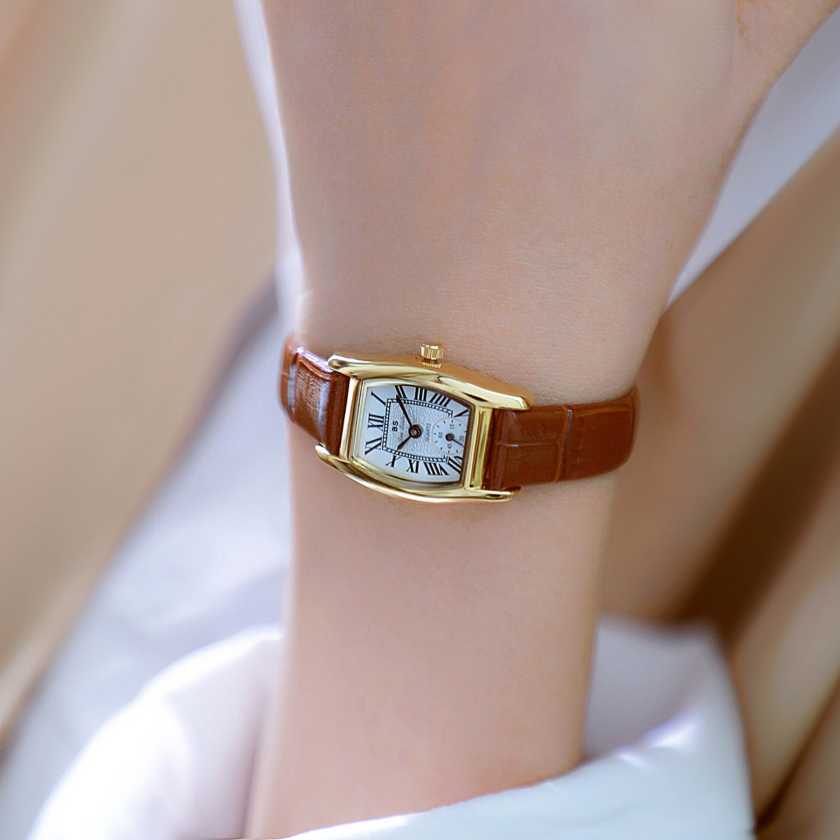 BS Women's Watch Versatile Ret - مراجعة Luxury Watch With Leather Strap وسعره