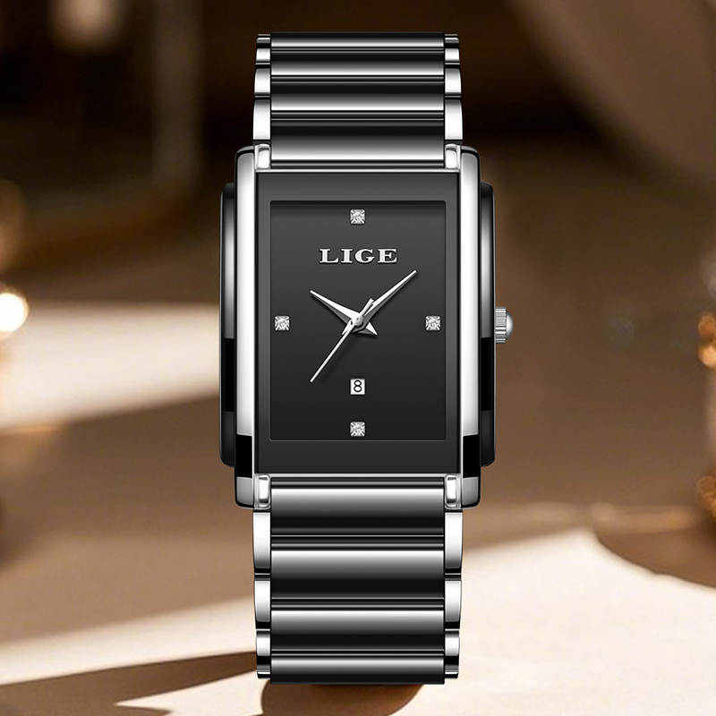 LIGE New Luxury Women Watches  - مراجعة Luxury Watch Square وسعره