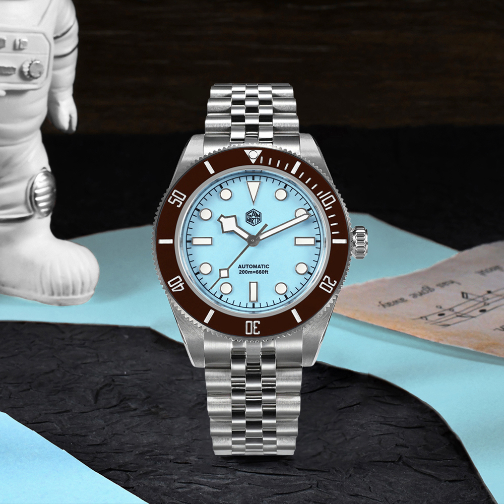 San Martin 40mm Diver Watch En - مراجعة Cloisonne Enamel Dial وسعره