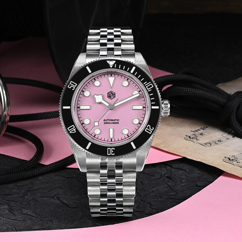 San Martin 40mm Diver Watch En - مراجعة Cloisonne Enamel Dial وسعره