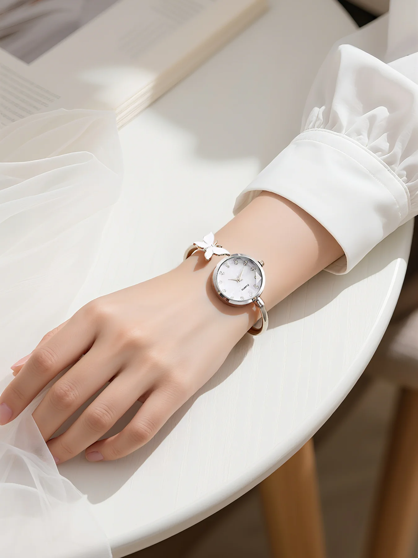 Beimu face bracelet butterfly  - مراجعة Luxury Watch Face وسعره