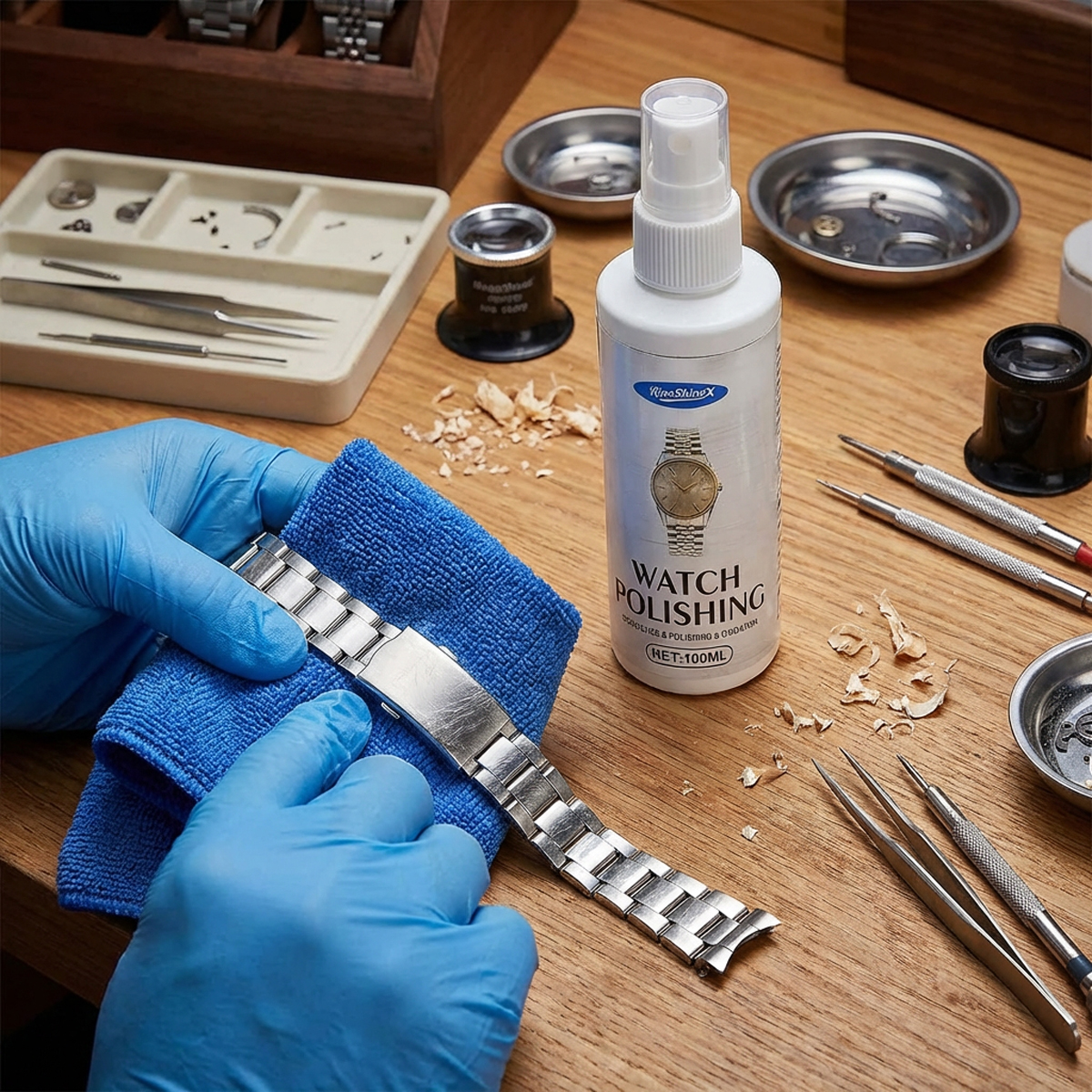 Watch Refurbishing Spray - A m - مراجعة Luxury Watch Cleaning Kit وسعره