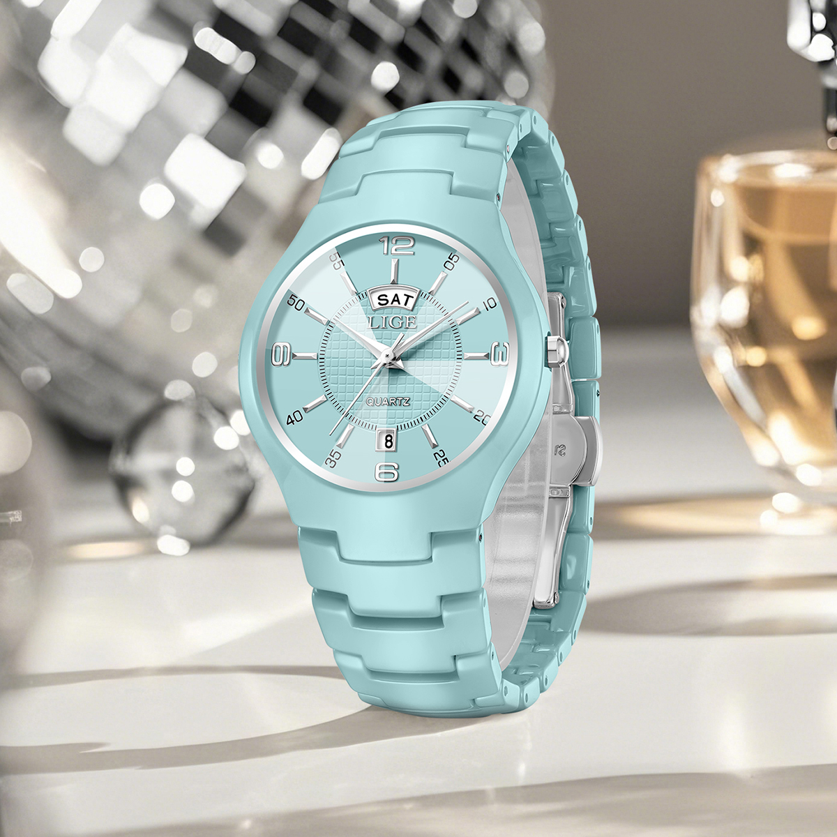 LIGE Luxury Elegant Quartz Wom - مراجعة Luxury Watch وسعره