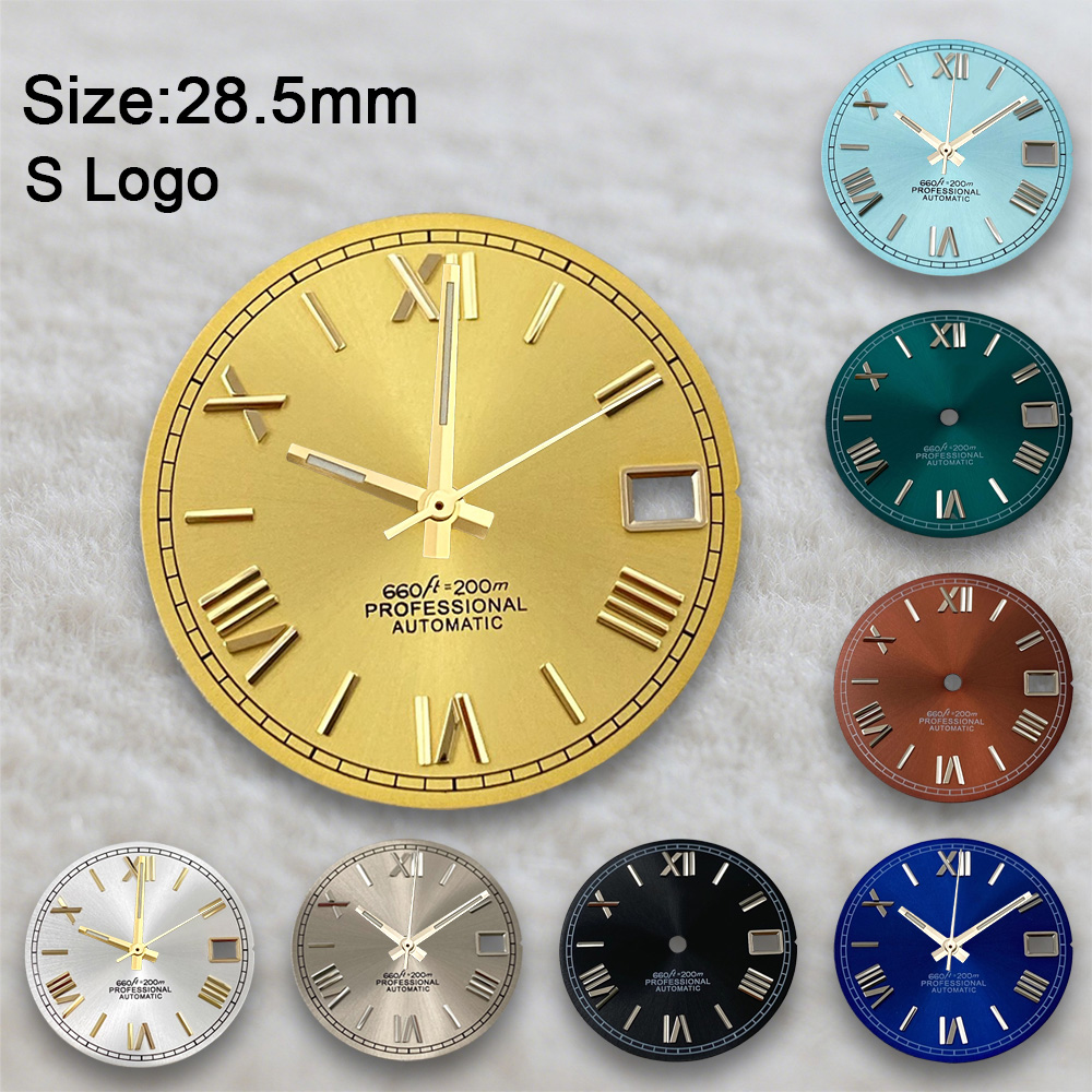 New 28.5mm S Logo Rome Sunburs - مراجعة Luxury Watch Face وسعره